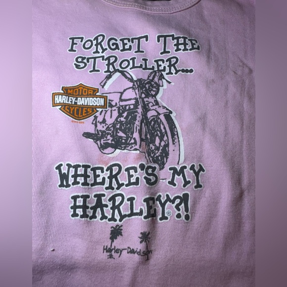 Harley-Davidson Pink Baby Bodysuit - Picture 4 of 5